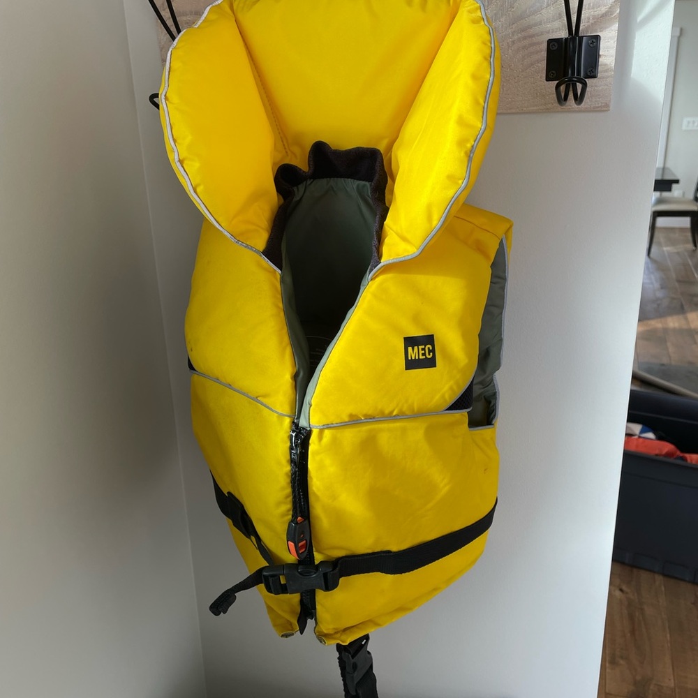 MEC 30-60 lb Kids Yellow Life Jacket